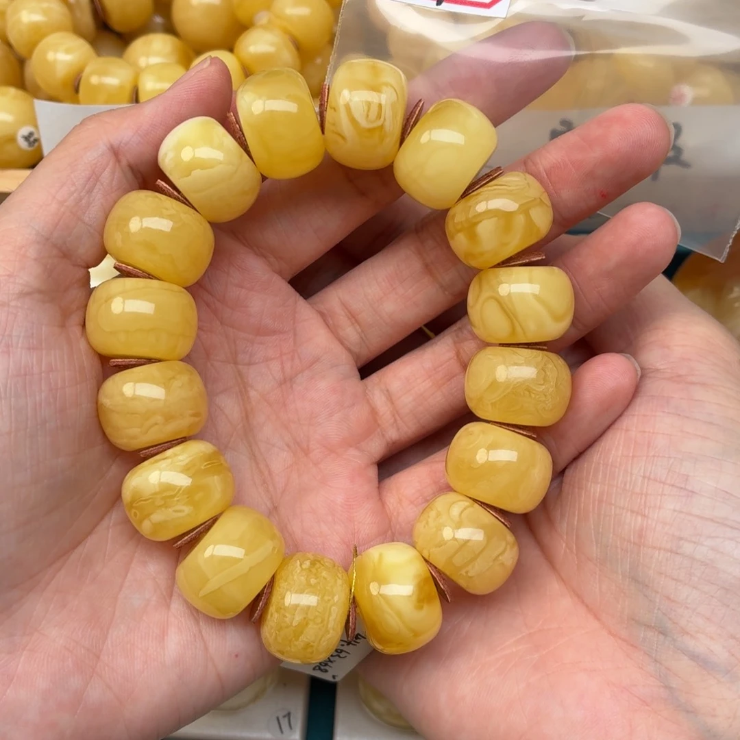 未镶嵌蜜蜡裸石八****胎