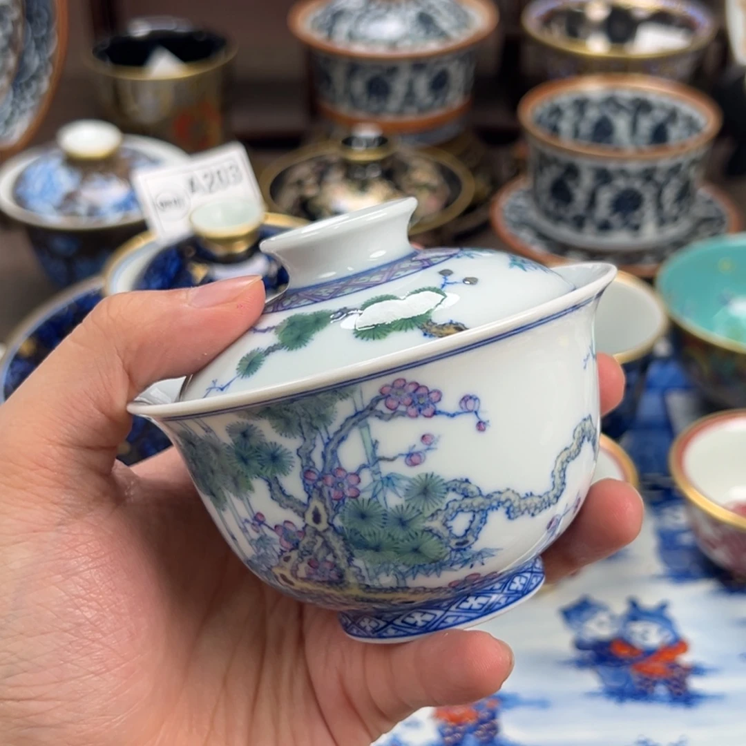 云***明瓷片景德镇手工手绘陶瓷