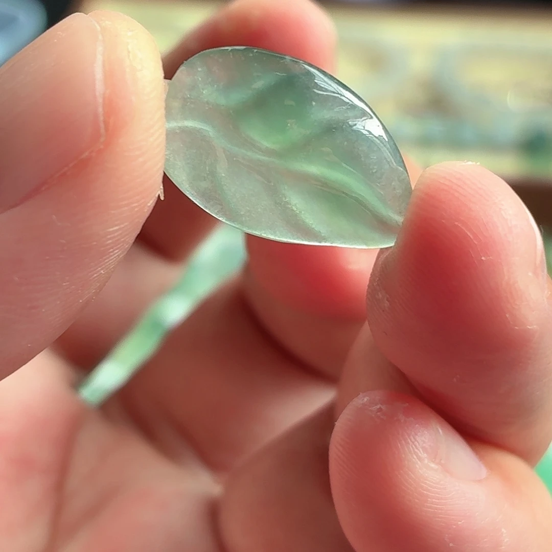 定制翡翠未镶嵌叶子