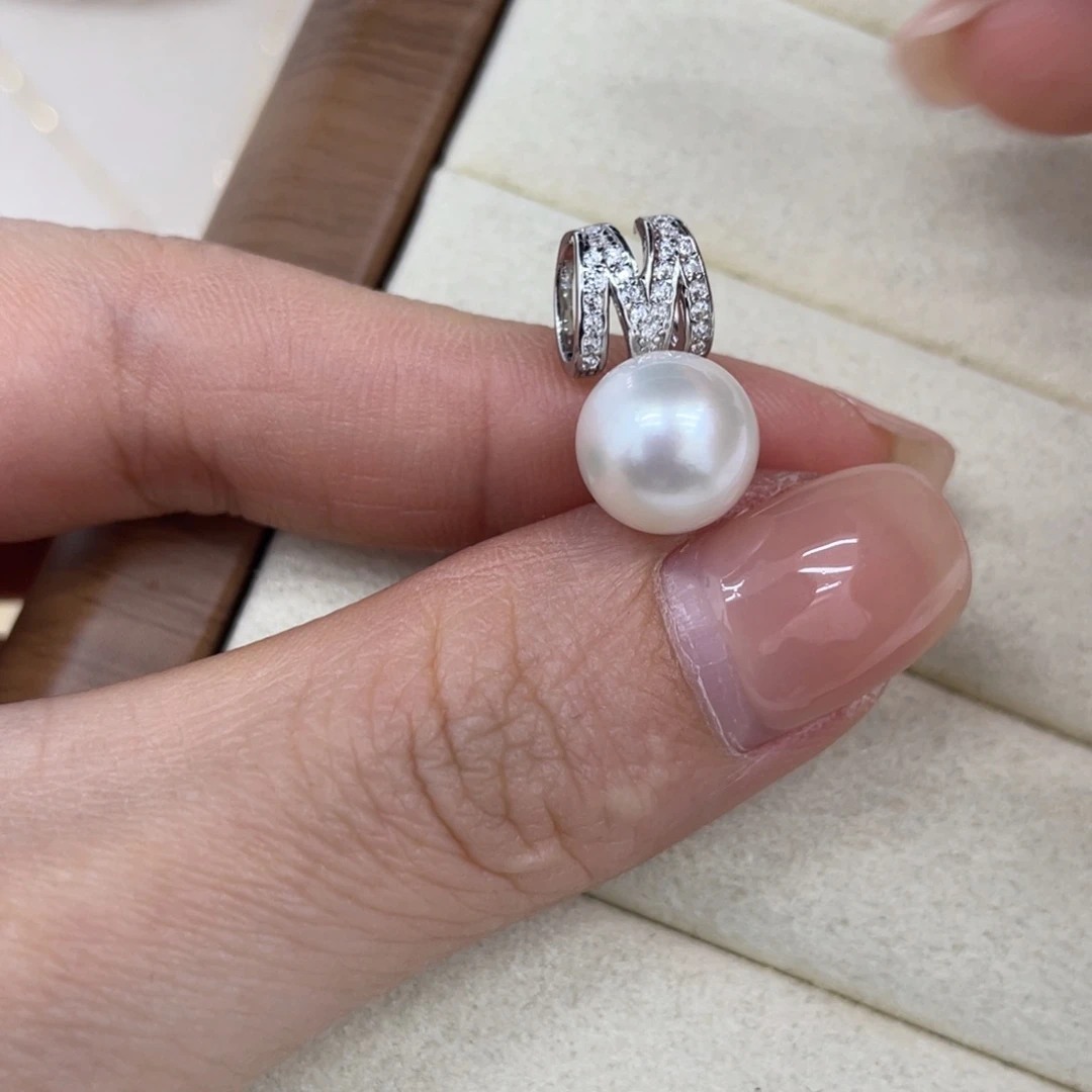 颈饰海水珍珠银S925镶嵌