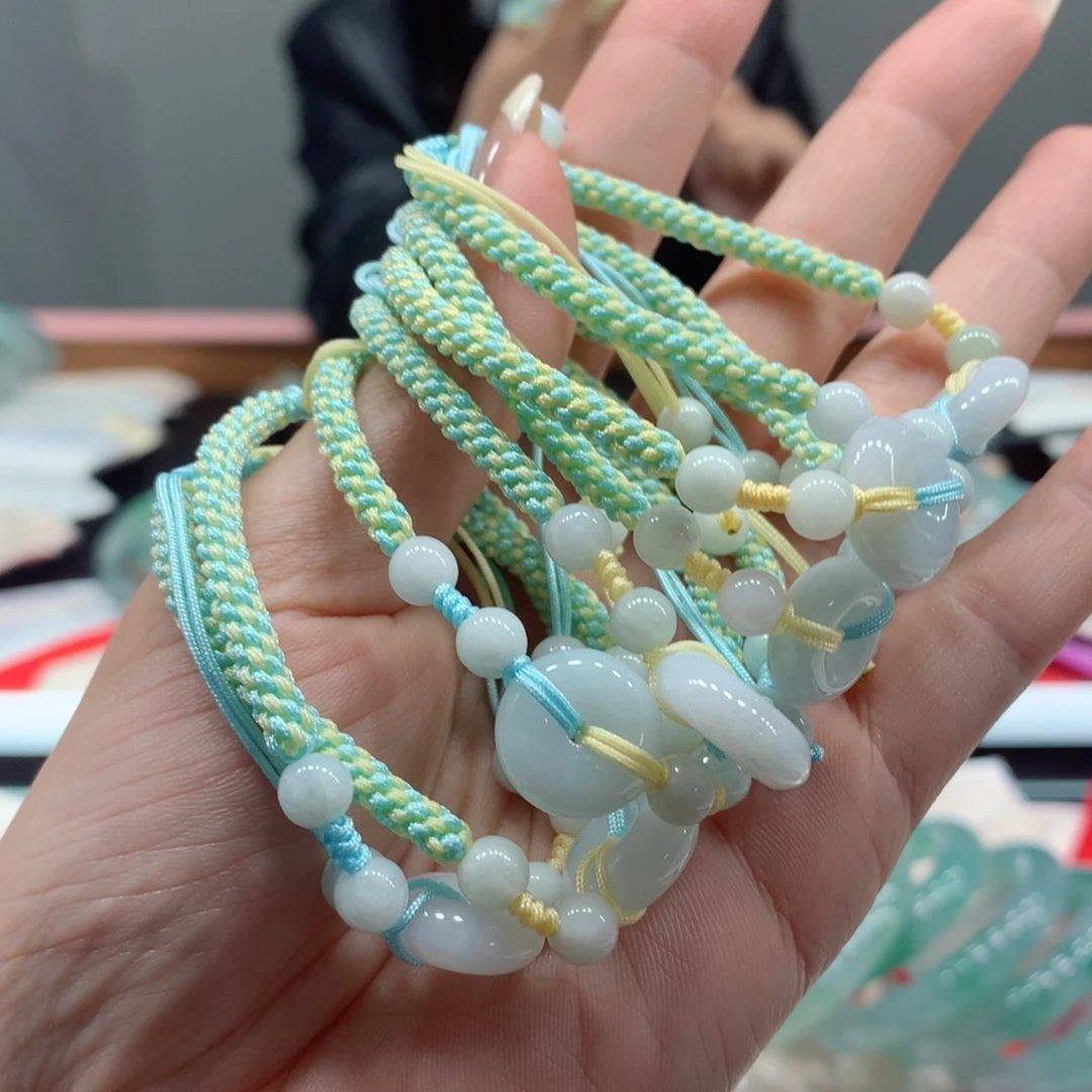 翡翠手链未镶嵌多样性发1