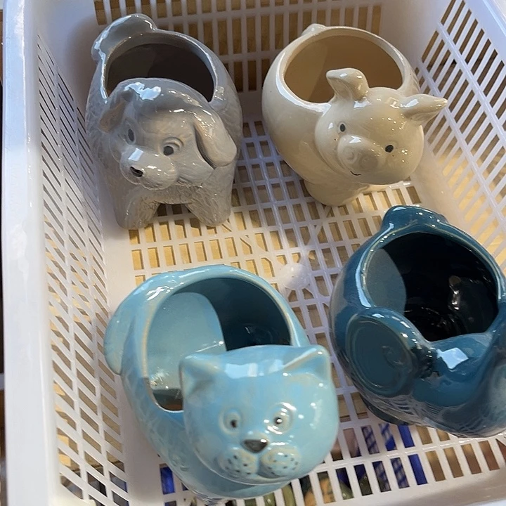 瑕疵粗陶花盆瑕疵