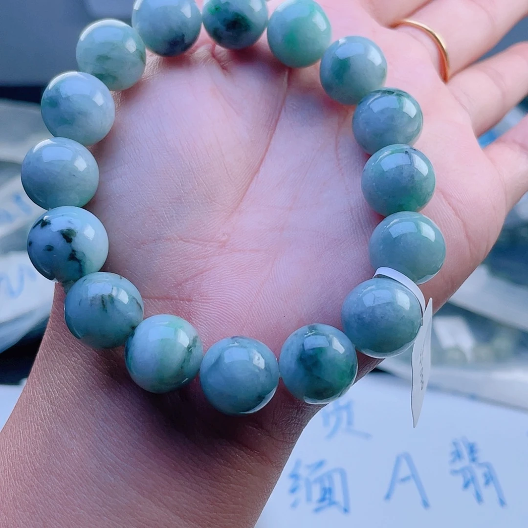 未镶嵌定制翡翠珠串