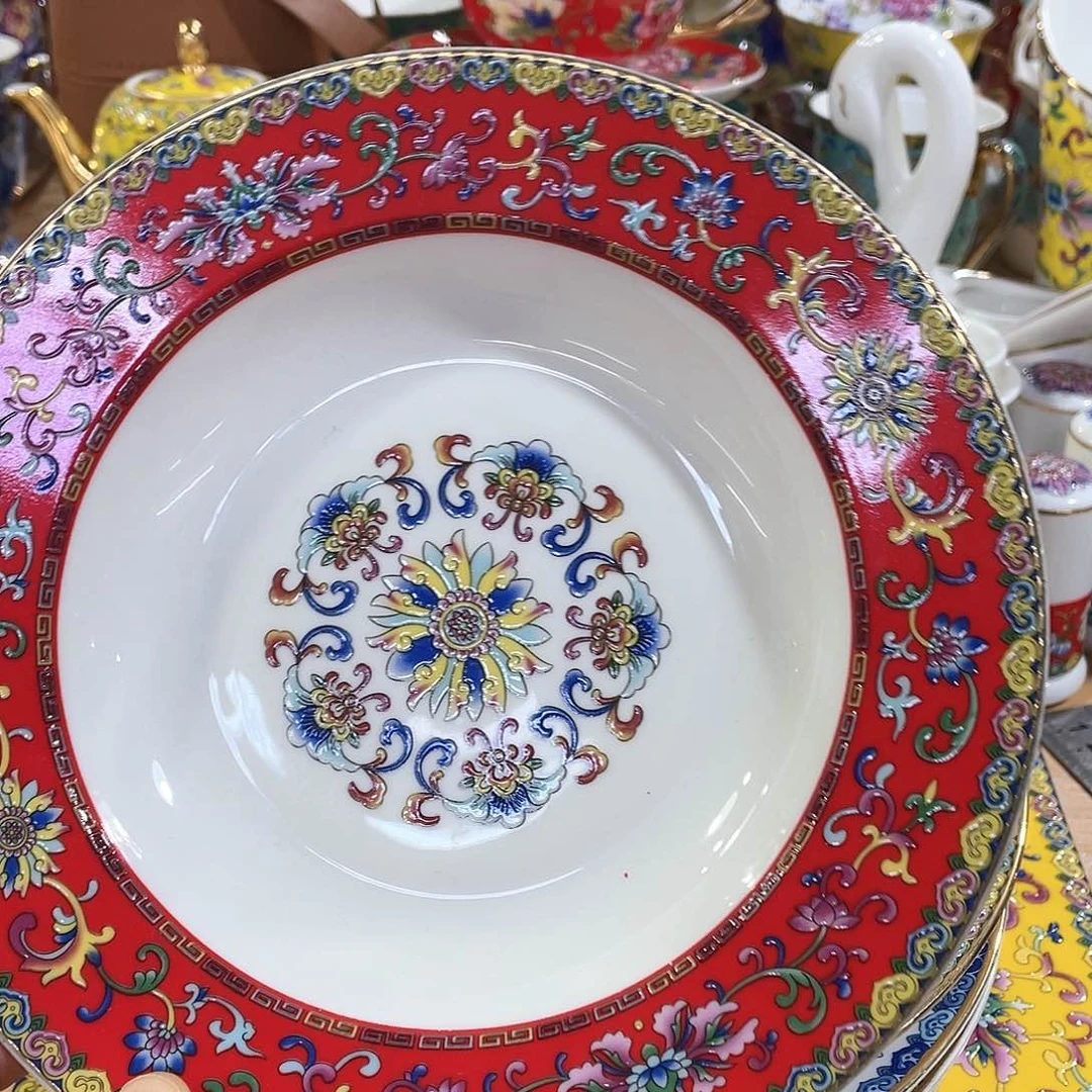 珐琅景德镇陶瓷瓷碗