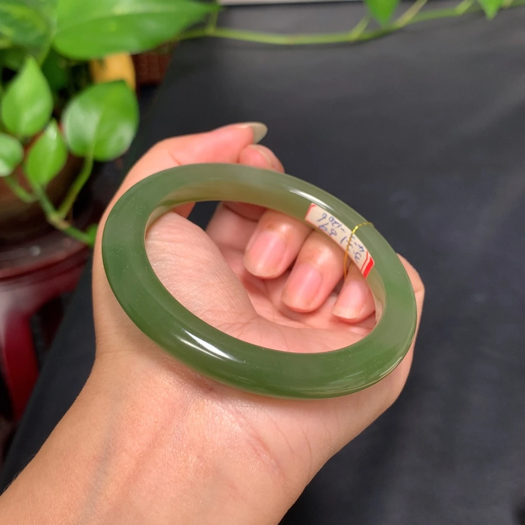 和田玉手镯未镶嵌59