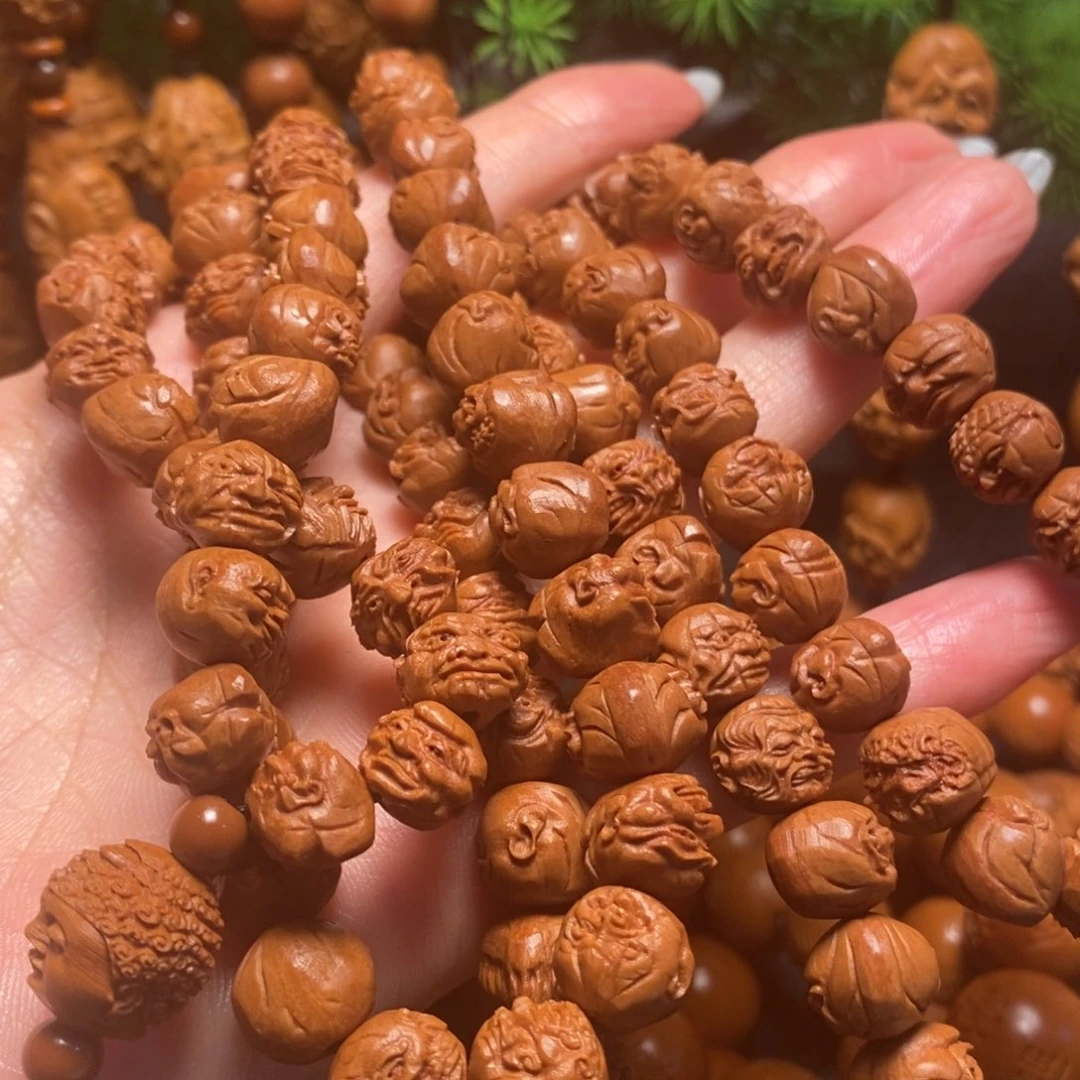 橄榄核手串/手链随*?桃单108罗汉