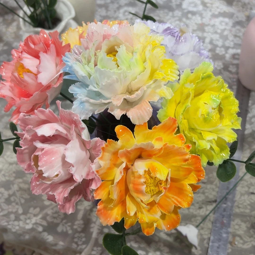 2138 陶瓷花拍满20元发货退款拉黑