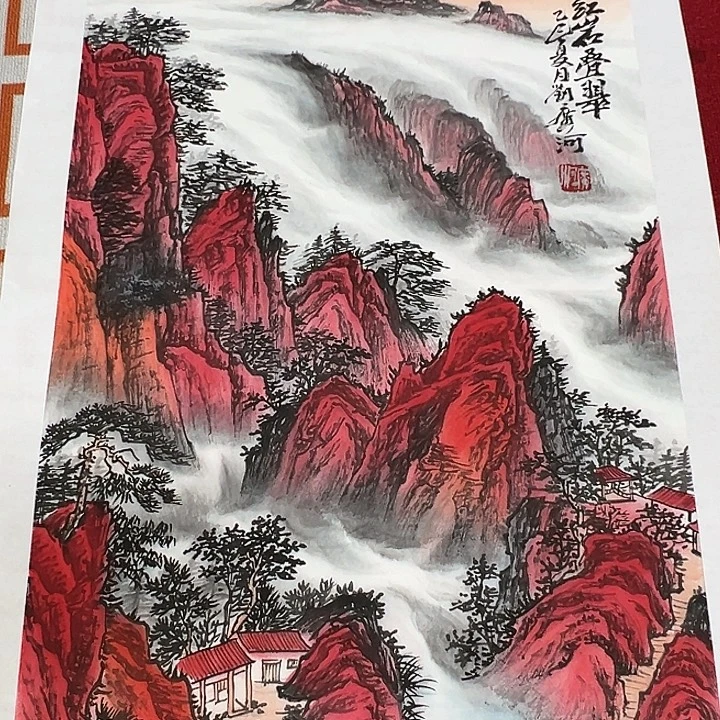 国画书画作品多次