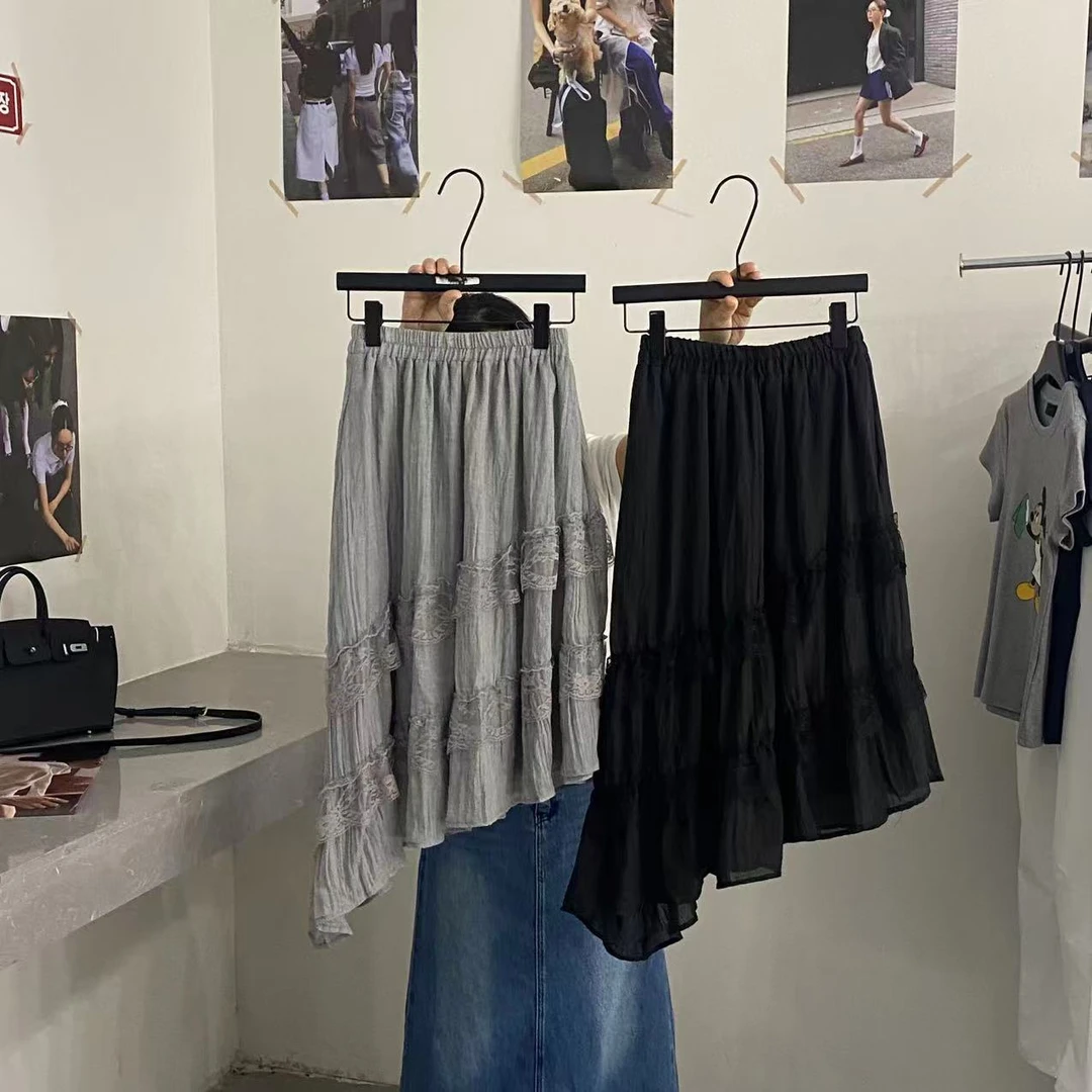 【ARONG阿荣家】半身裙00925-黑色-F