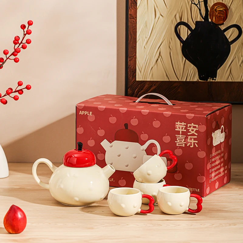 高档茶杯茶壶乔迁新居礼盒新婚结婚茶杯套装泡茶礼物茶具套装家用