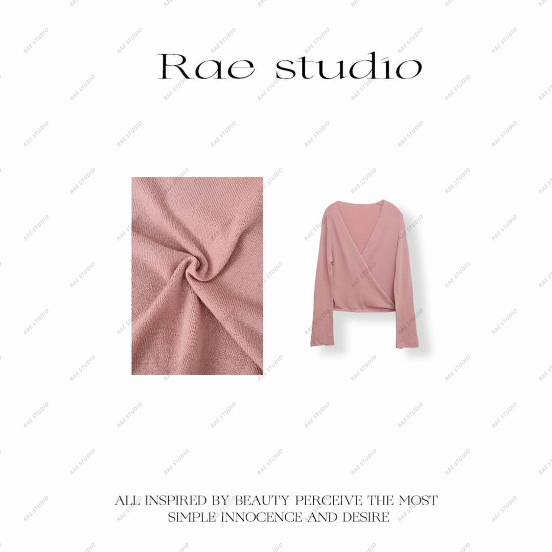 【Rae】简约高级感时尚百搭温柔绑带多穿小开衫r707