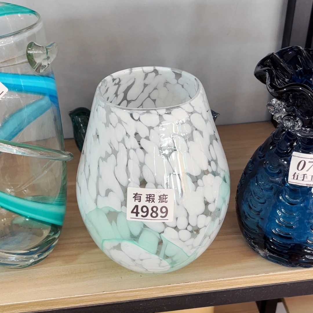 琉璃4989微瑕高20 花瓶家悦美居