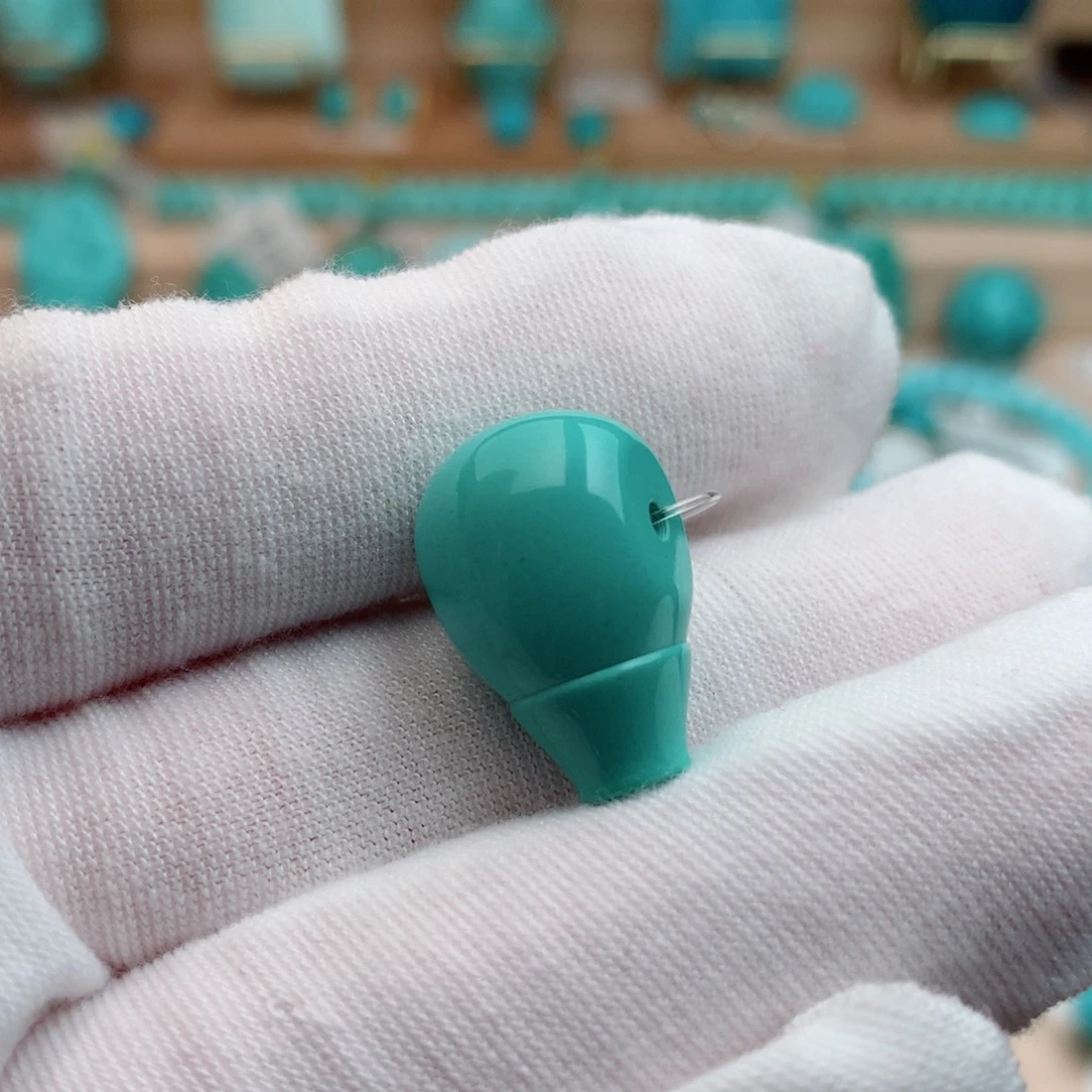 未镶嵌绿松石珠宝奇石12.5mm
