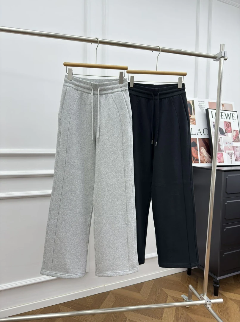 【KK】鹿鹿家一毛一样  女士中腰阔腿运动裤