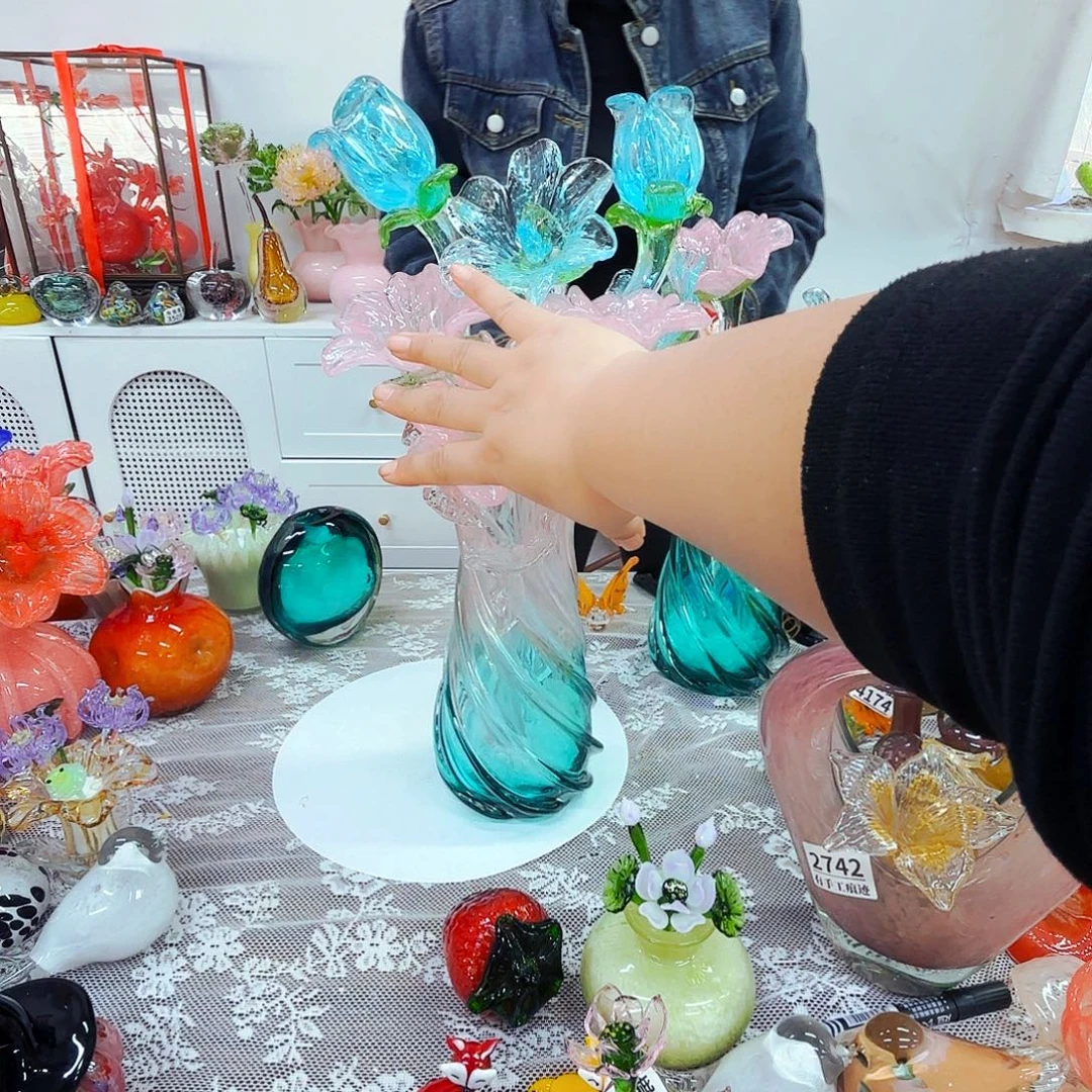 安***伞拿货老粉琉璃花瓶花器艺术品