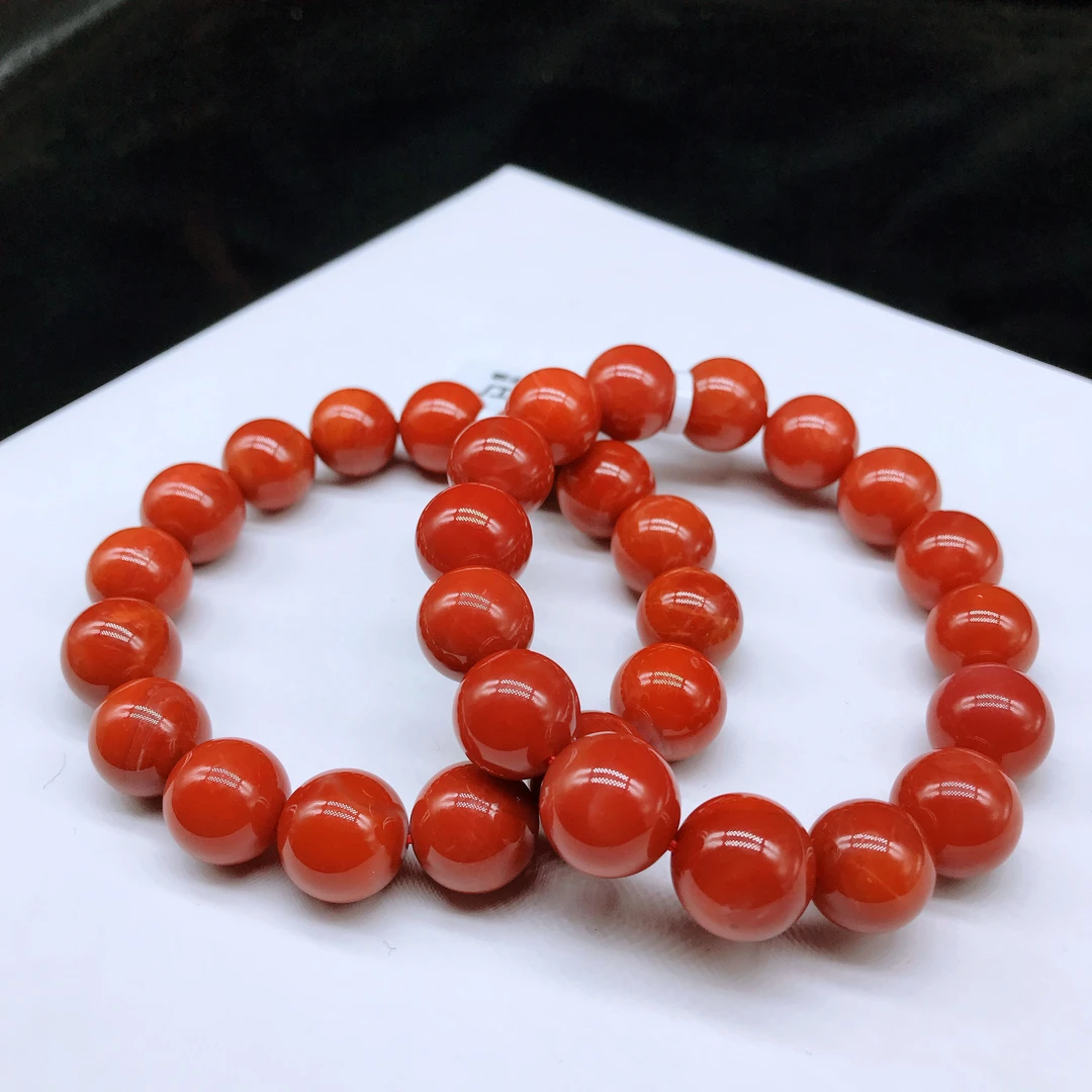 【领源】南红瓦西高品手串13mm（多样式发其一）