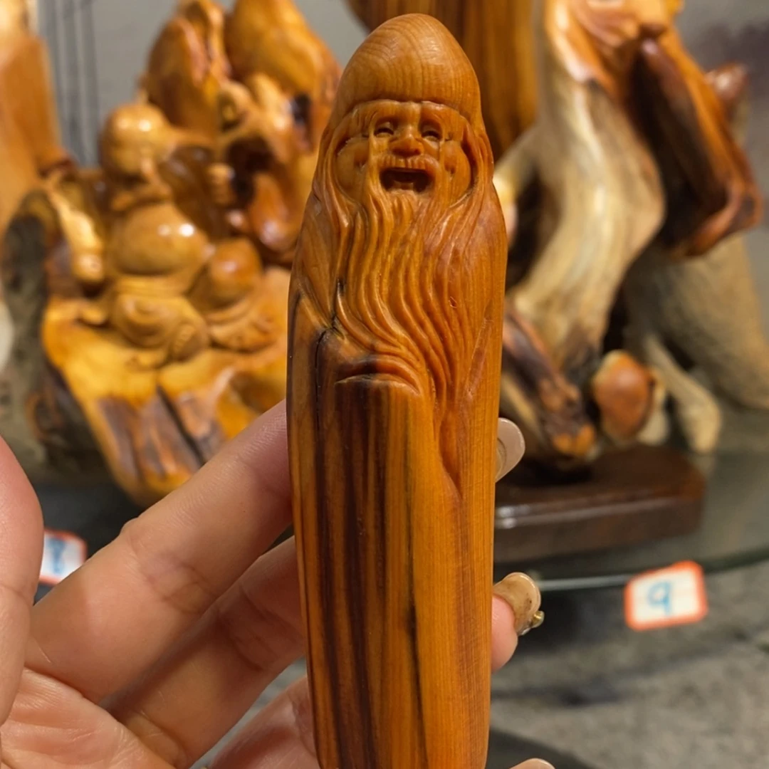 【闪购商品】柏木（崖柏）根雕木雕工艺品摆件，满十送一手把件