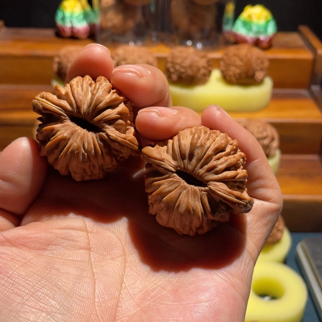 仁***俊吊坠文玩核桃44全品汉高楼