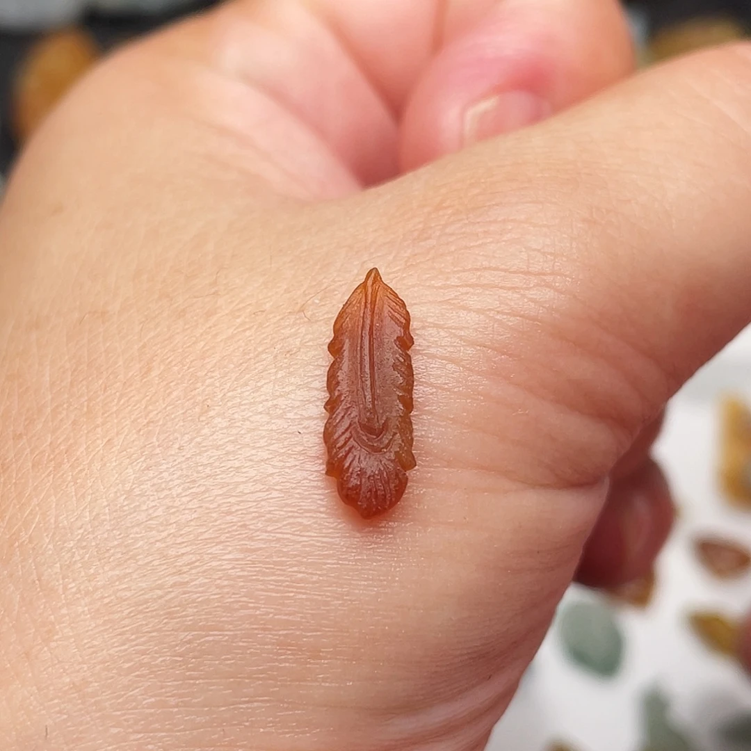 未镶嵌定制翡翠羽毛