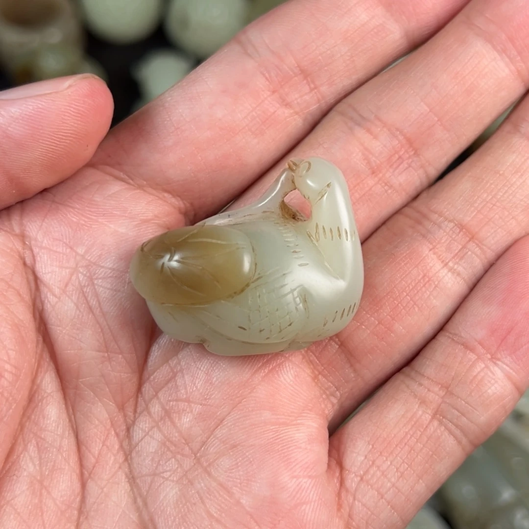 和田玉未镶嵌吊坠(不含链)李*白