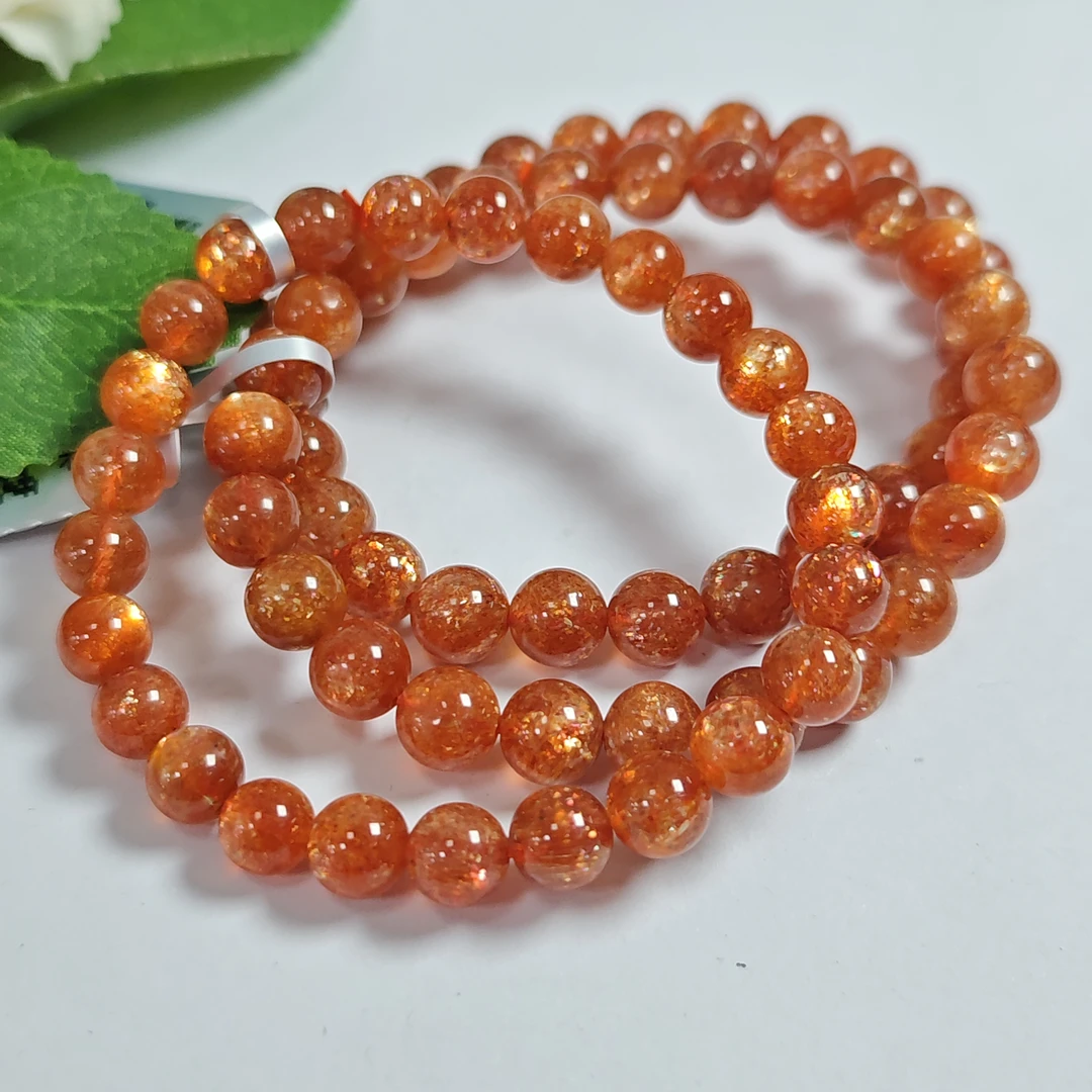 【书记甄选】天然金太阳单圈手链 多样式发一件 约7mm 6810CK