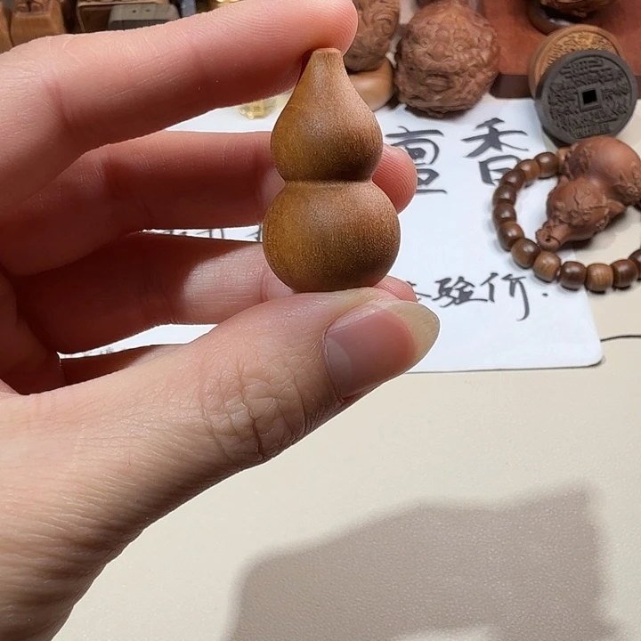 檀香木印度老山檀香精工小葫芦