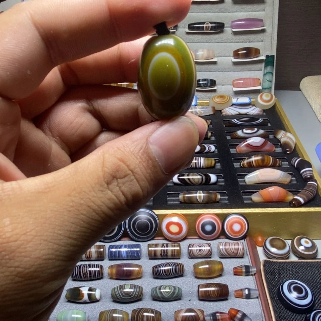 玛瑙/玉髓合金珠宝半成品