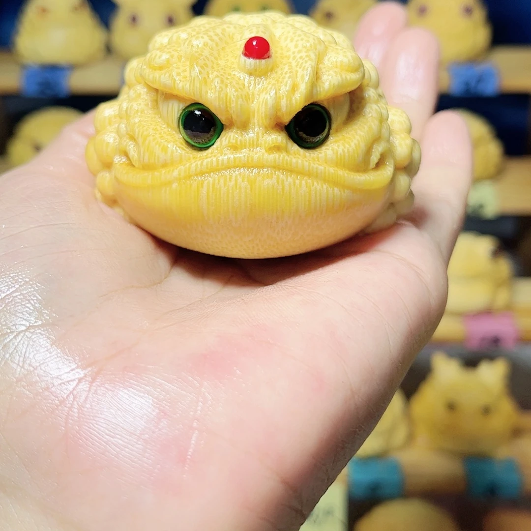 ~***~竹鸿运恶霸金蟾带油带刷