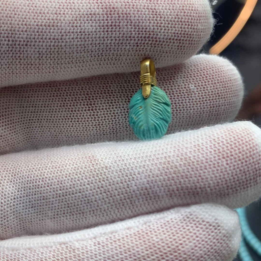 绿松石挂件未镶嵌