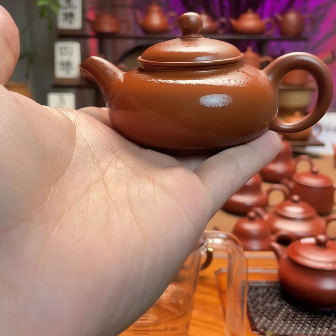 紫砂茶壶?梨壶手拉 精工