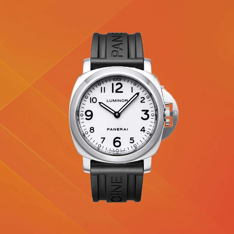 99新 Panerai/沛纳海 庐米诺PAM00114 手动机械 男士44mm白盘腕表