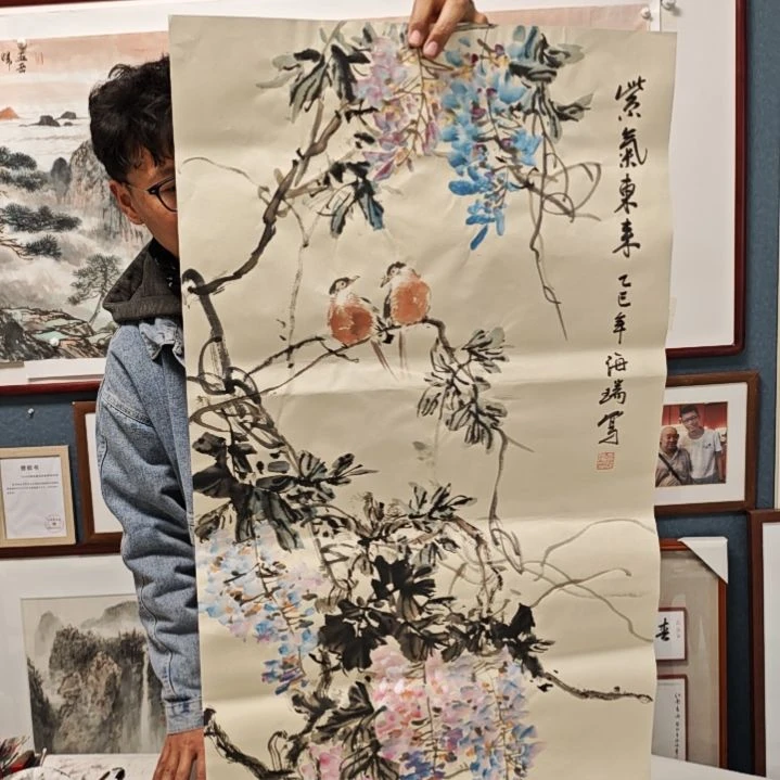 国画贾海瑞老师手绘