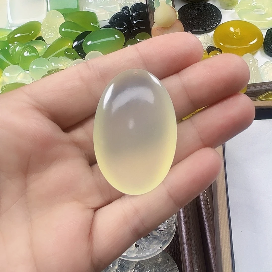 爱***弹岫玉未镶嵌吊坠(不含链)