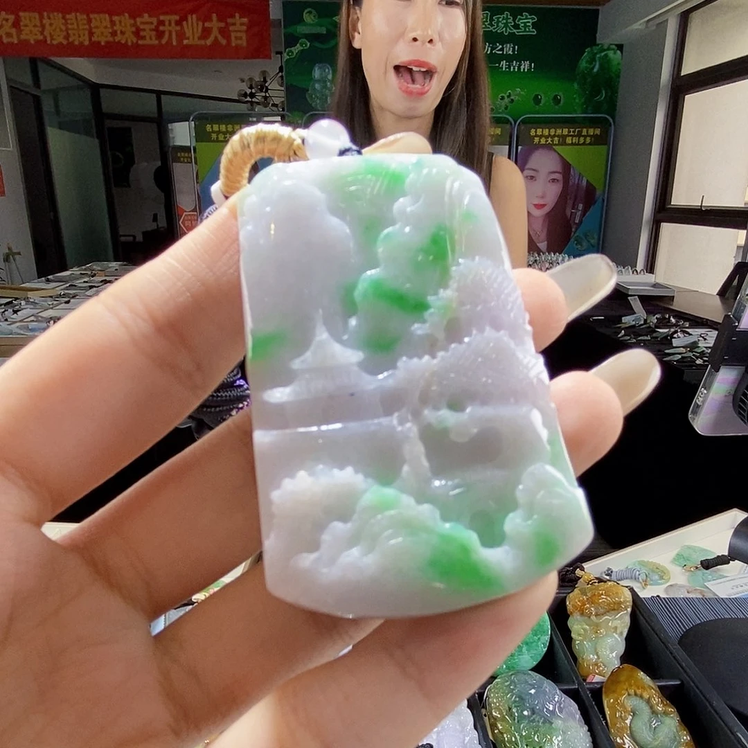 颈饰未镶嵌翡翠翡翠
