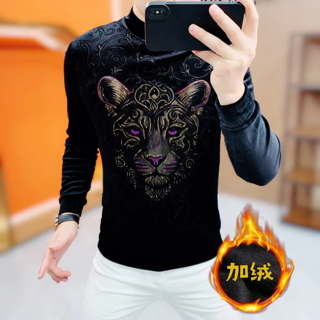 阿凯严选-欧货冬季新款高品质韩立荣时尚加绒修身百搭卫衣打底