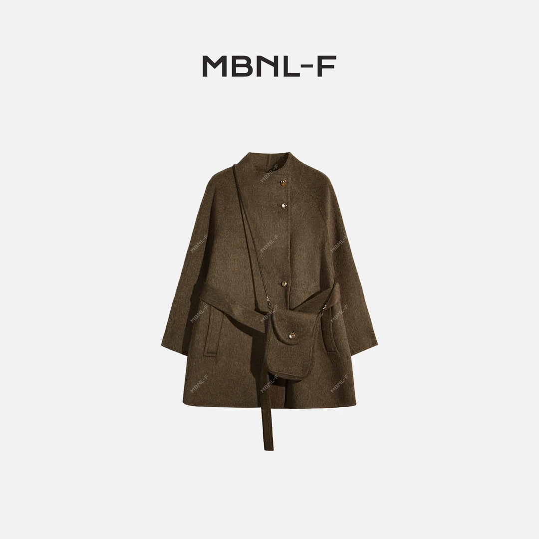 MBNL-F“包包大衣” 2024F/W新品 经典绒感毛呢大衣 秦磊XM-DY3690