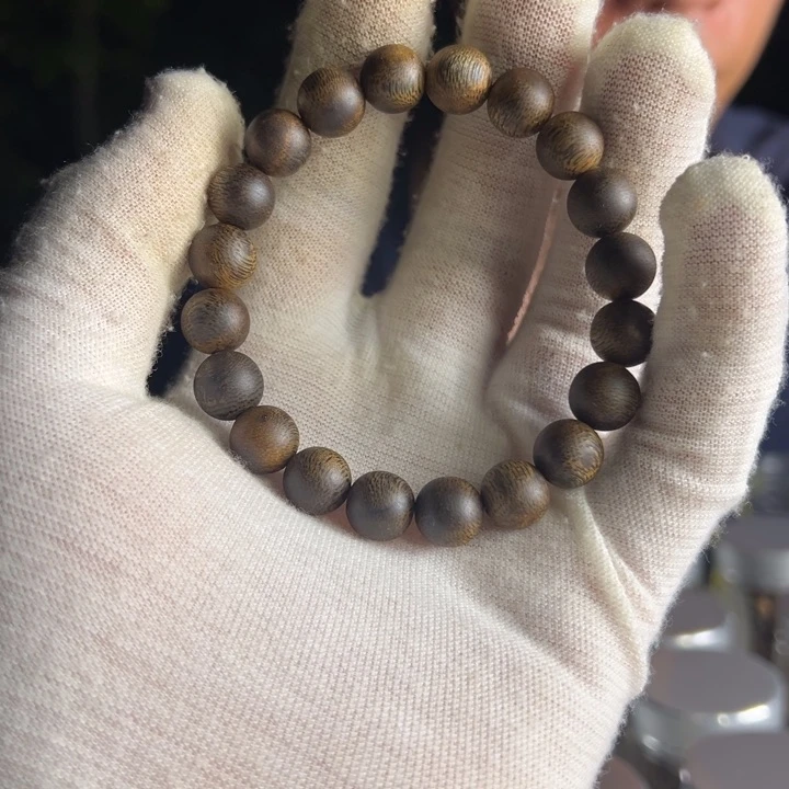 手串沉香单圈1.0 假一赔十  10克