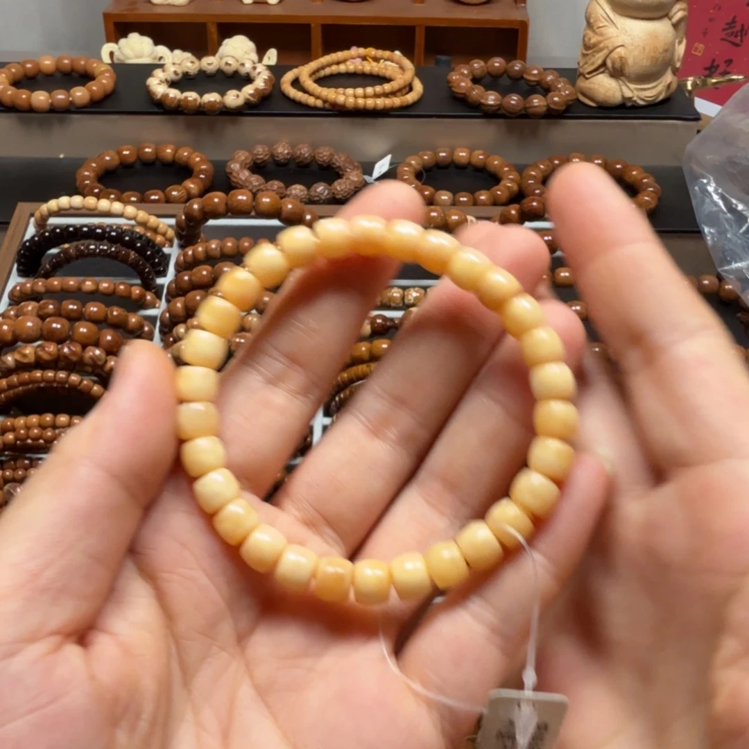 废***@库克手串龙脊菩提7*8直切珠