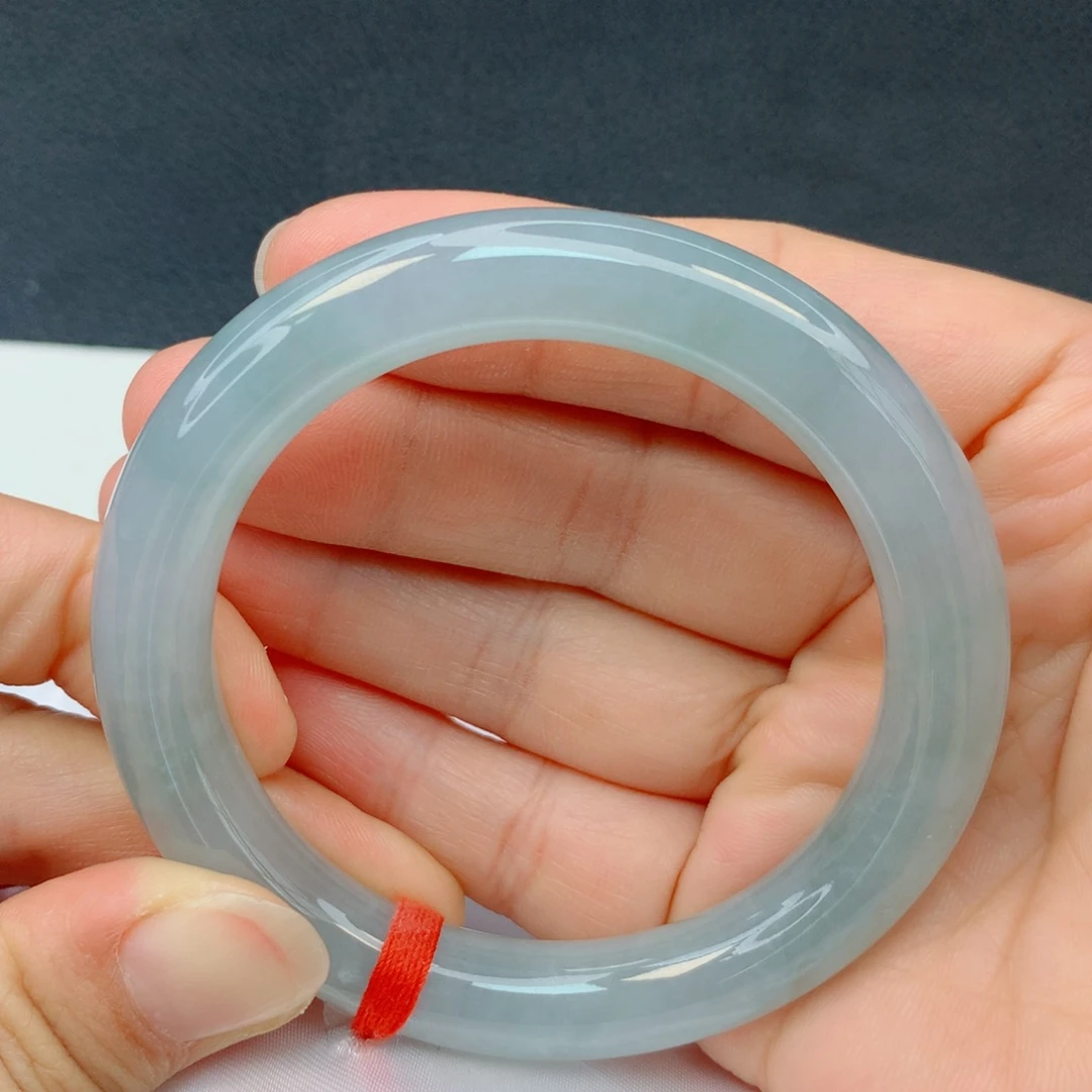 翡翠未镶嵌手镯54圈