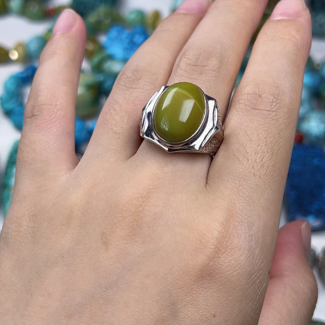 足银镶嵌绿松石珠宝奇石