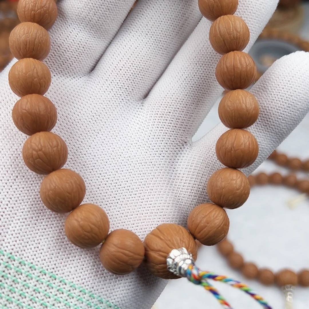 小***孩猴头核桃手串聚宝盆