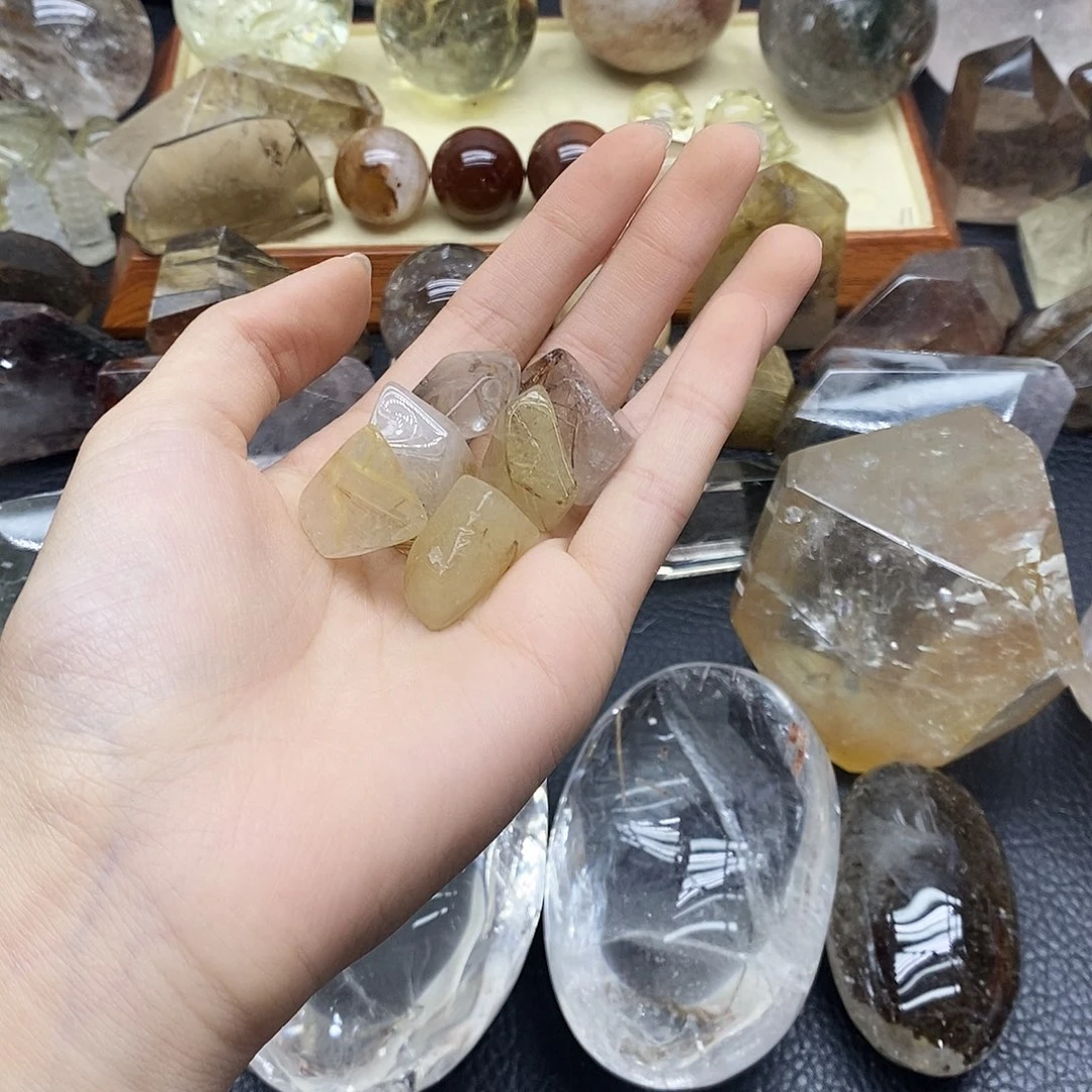 未镶嵌水晶珠宝半成品119水晶石