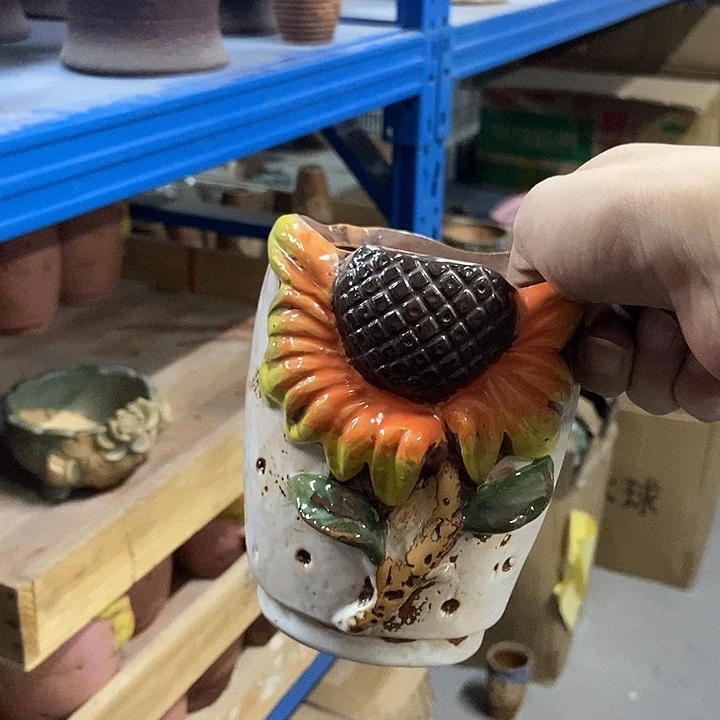 花盆单场满9.9发货10*13白