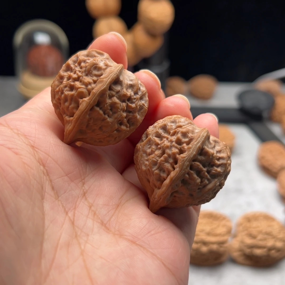 吊坠文玩核桃日月小帽31.33.35