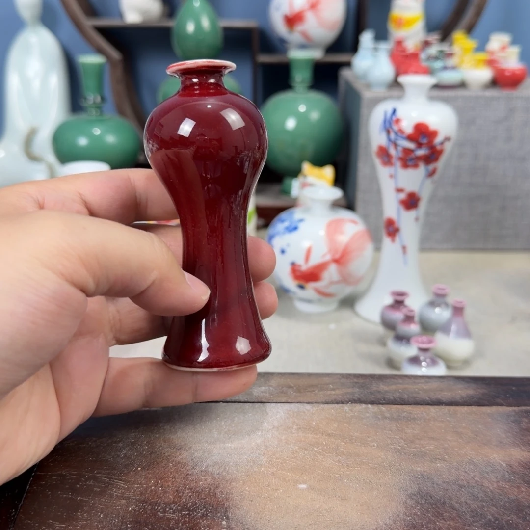 陶瓷手工小花器摆件