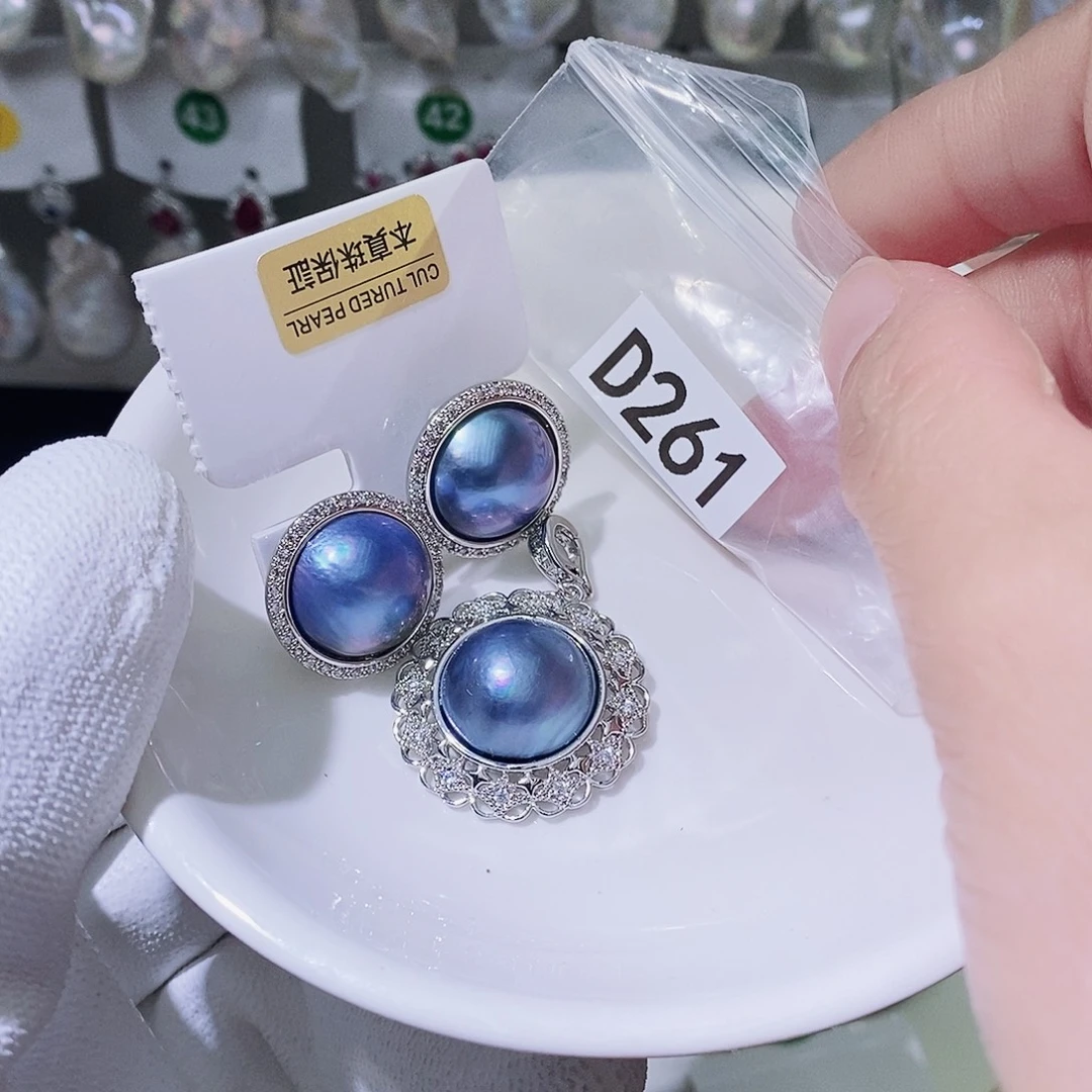 小***品淡水珍珠其他银S925镶嵌