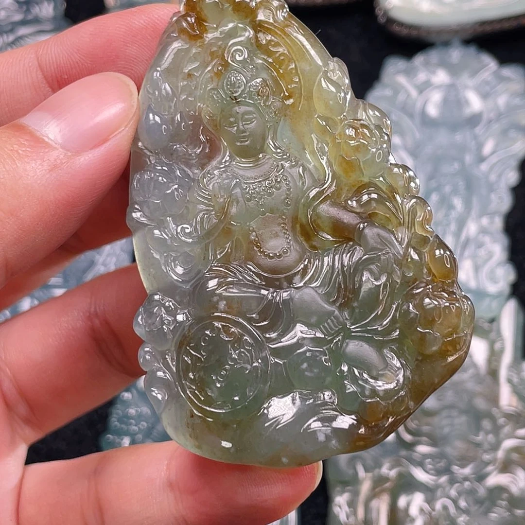 颈饰未镶嵌翡翠6，