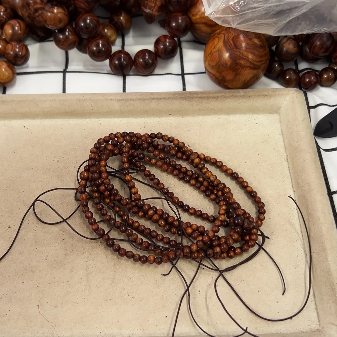 手串/手链黄花梨/降香黄檀5mm圆珠长串