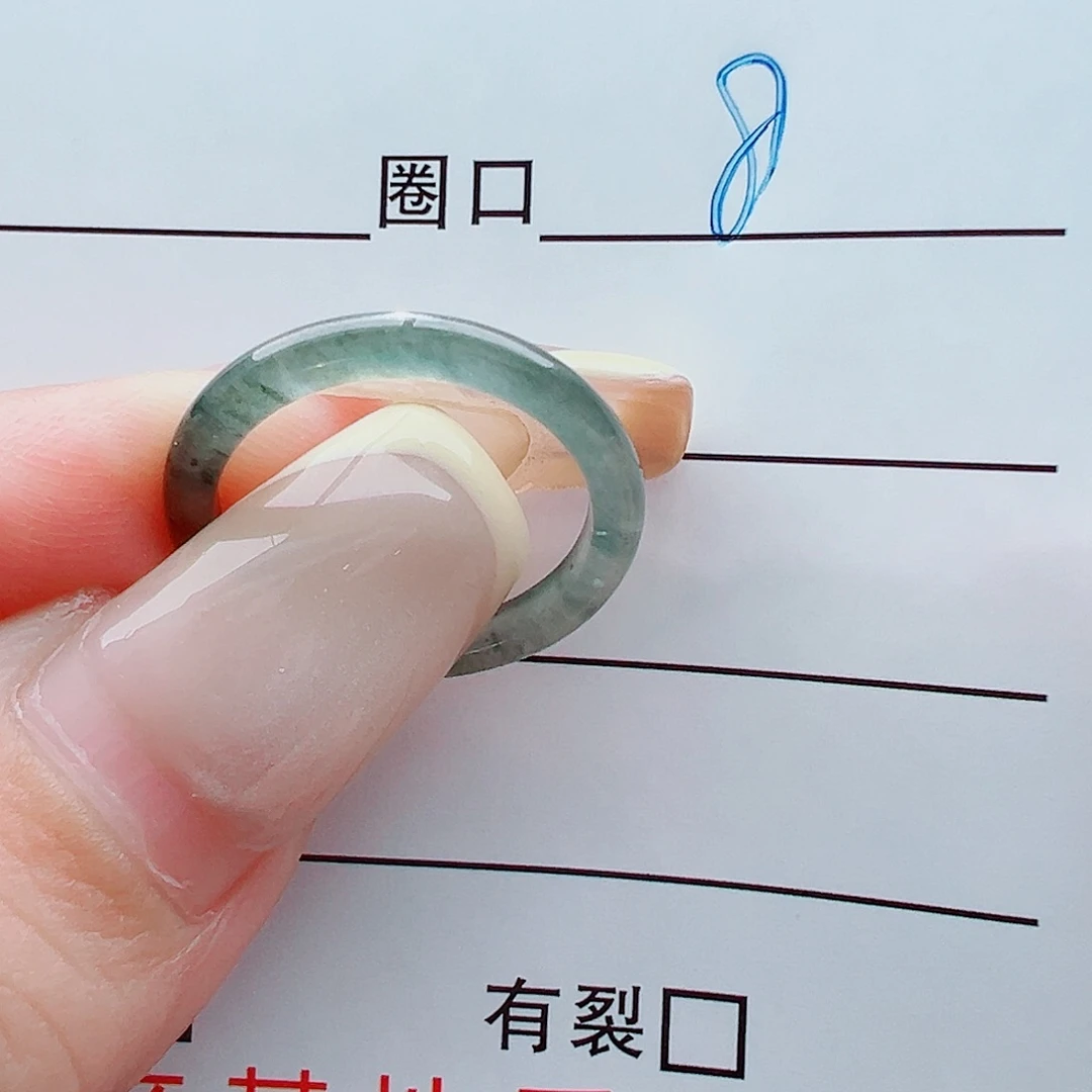 未镶嵌戒指翡翠L****n戒圈