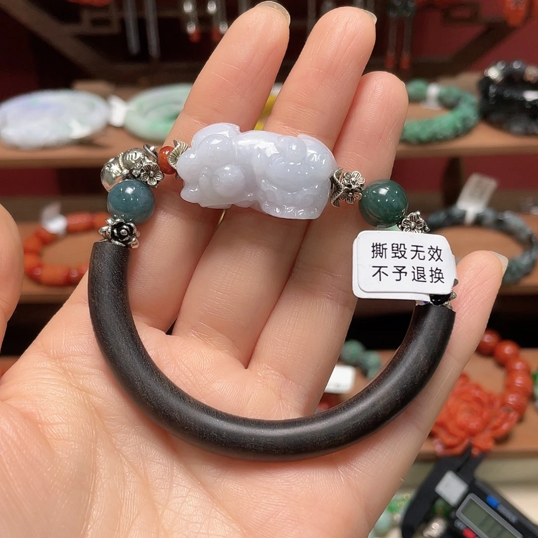 翡翠未镶嵌手链饰品